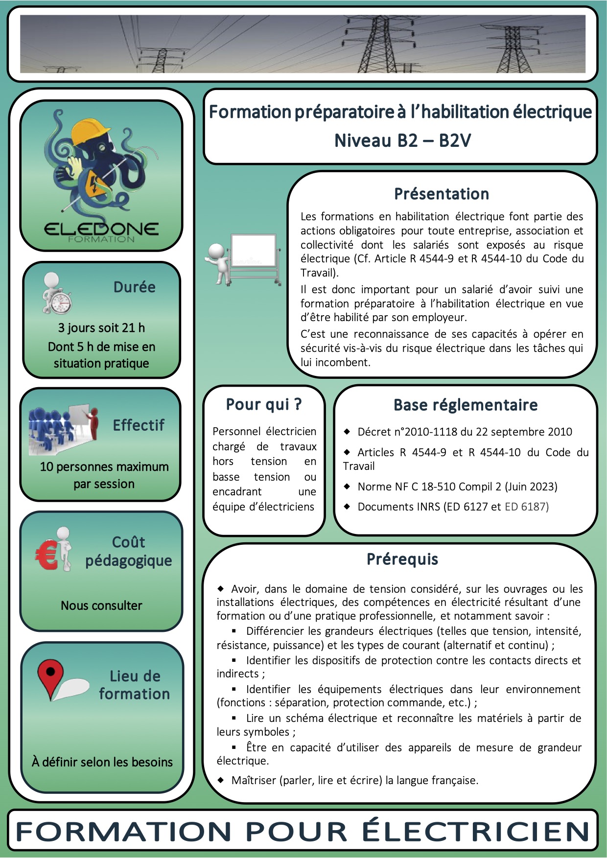 Habilitation B2 – B2V