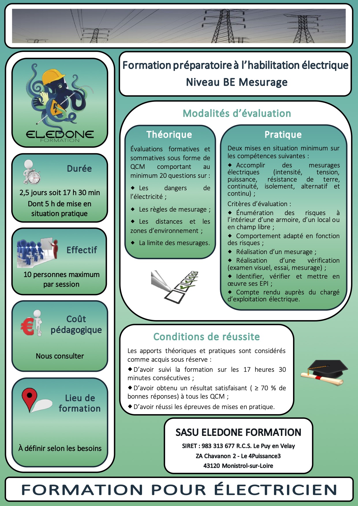 Fiche habilitation BE Mesurage5