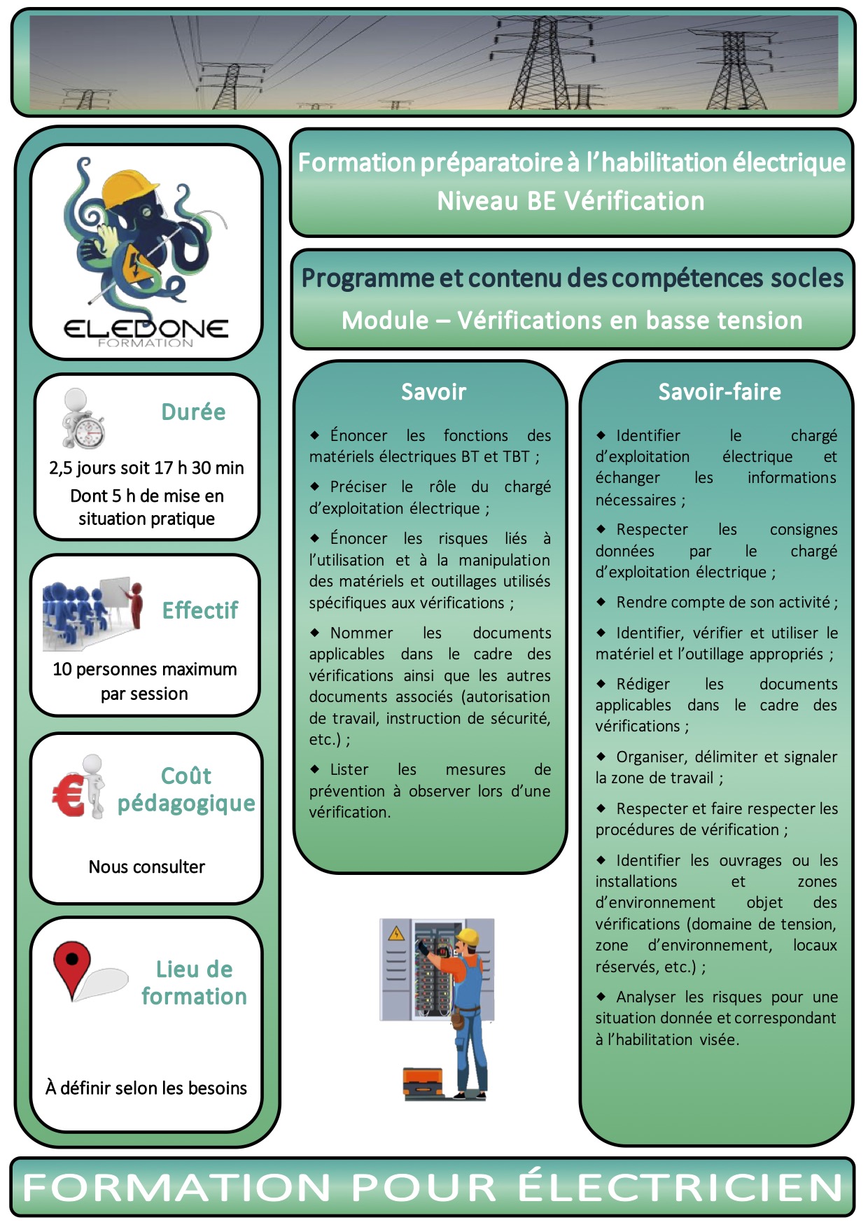 Fiche habilitation BE Vérification4